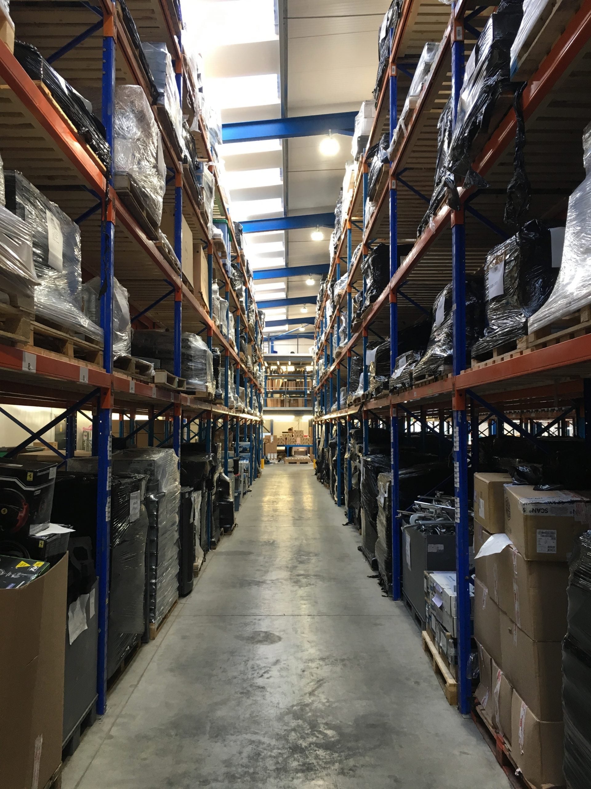 Greensafe bonded warehouse racking